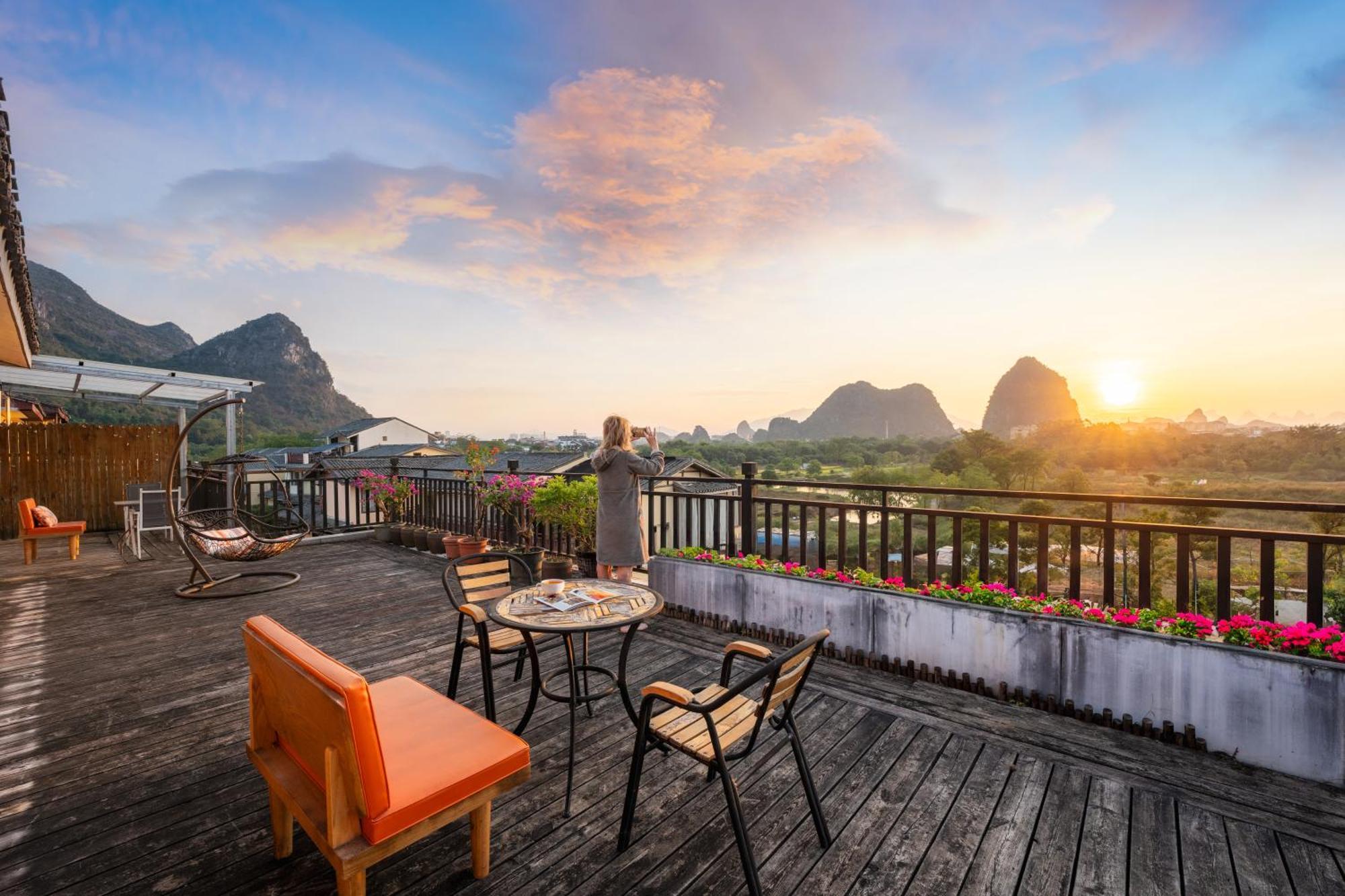 Guilin Village Creek Inn-Free Private Car Pick Up Station Stay 3 Nights Eksteriør bilde