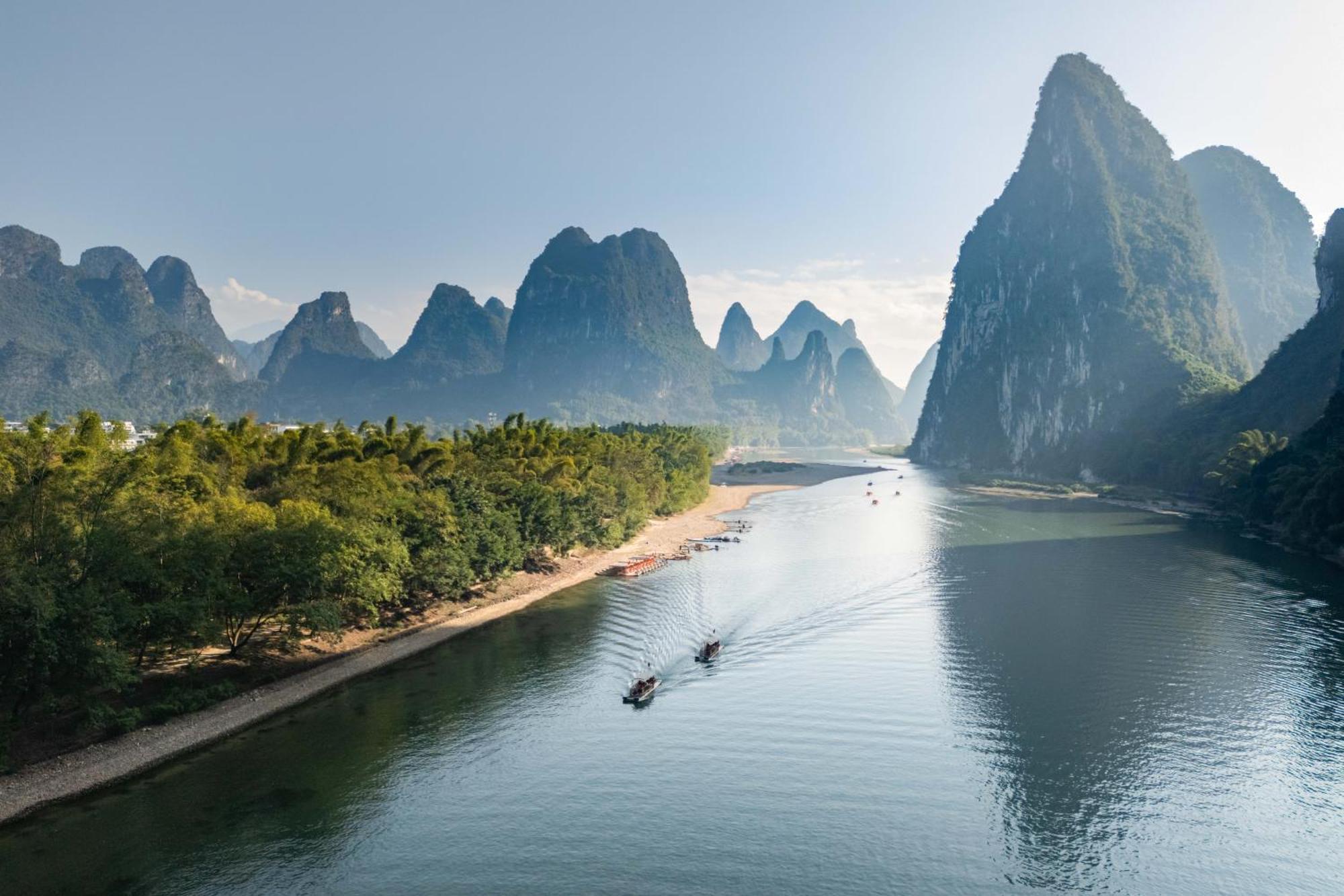Guilin Village Creek Inn-Free Private Car Pick Up Station Stay 3 Nights Eksteriør bilde