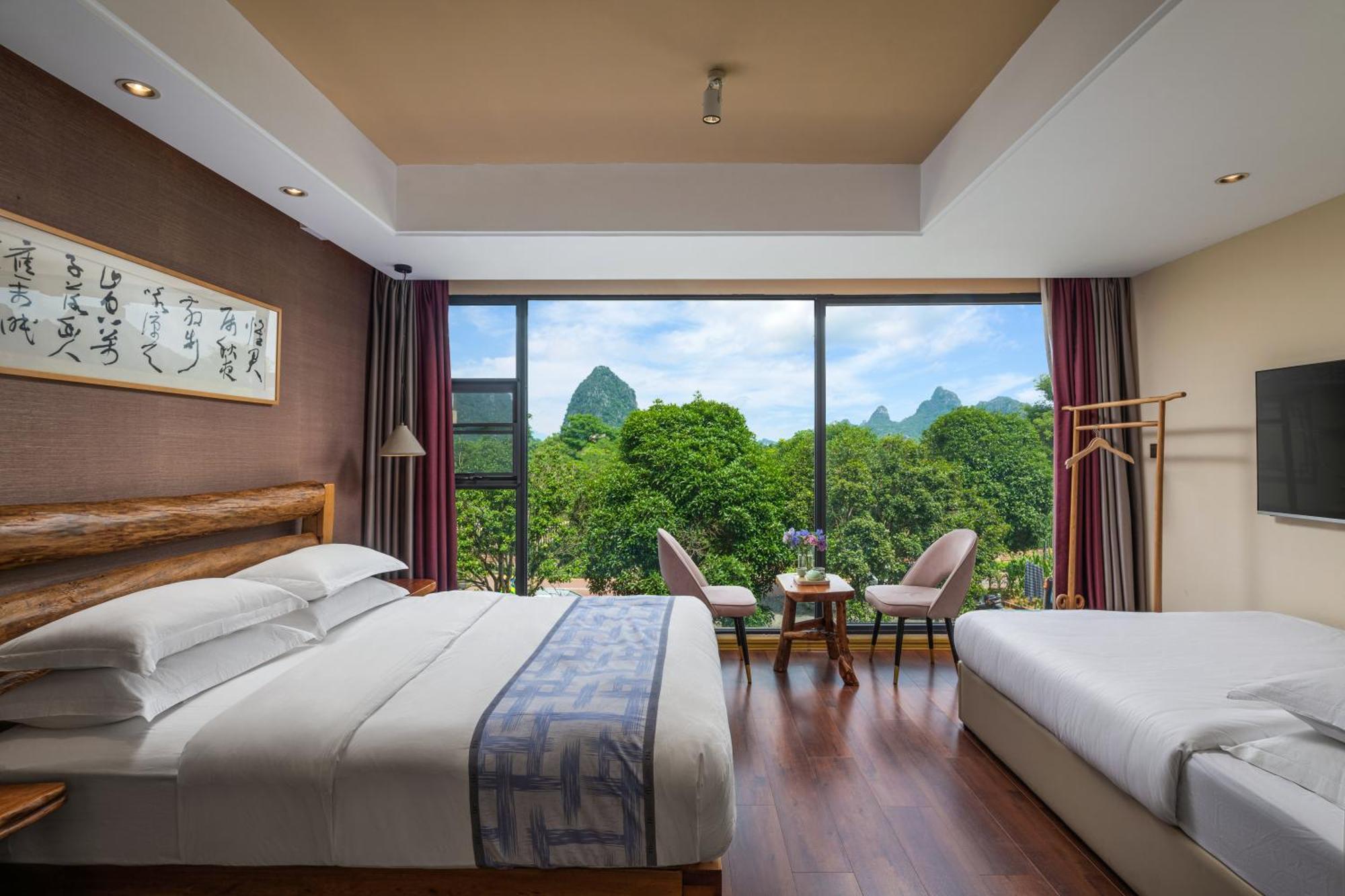 Guilin Village Creek Inn-Free Private Car Pick Up Station Stay 3 Nights Eksteriør bilde